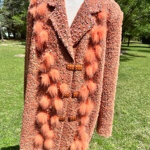 Yoshita Couture Textured Jacket – Size 22